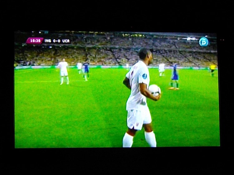 サッカー観戦